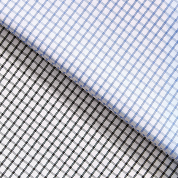 Suave 1/4" Gingham Check Shirting Poplin