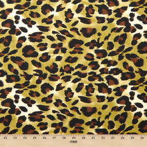 Leopard Crepe De Chine Print