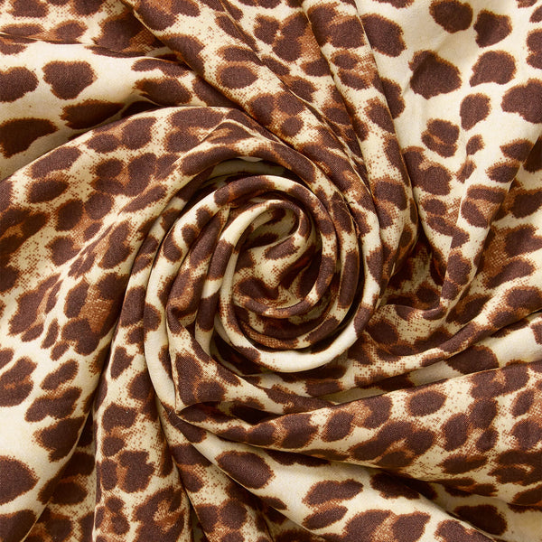 Cheetah Crepe De Chine Print