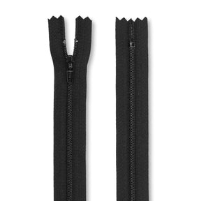 7 Black 12 YKK Zippers for Sewing Crafts- #3 Nylon Closed Bottom- Made  100% in USA- 12 YKK Zippers