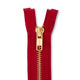 Ykk 5 Brass Separating Zipper SV578756 Cameo Red 1