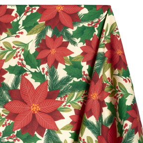 Holiday Floral Print Broadcloth