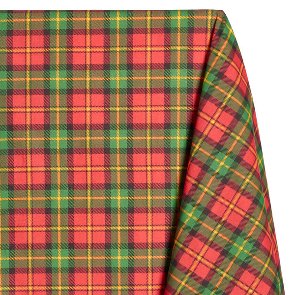 Holiday Plaid Print Broadcloth