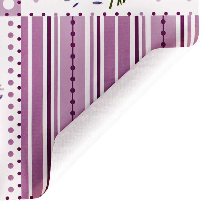 Lavender Patchwork Oilcloth Fabric Fabric Wholesale Direct