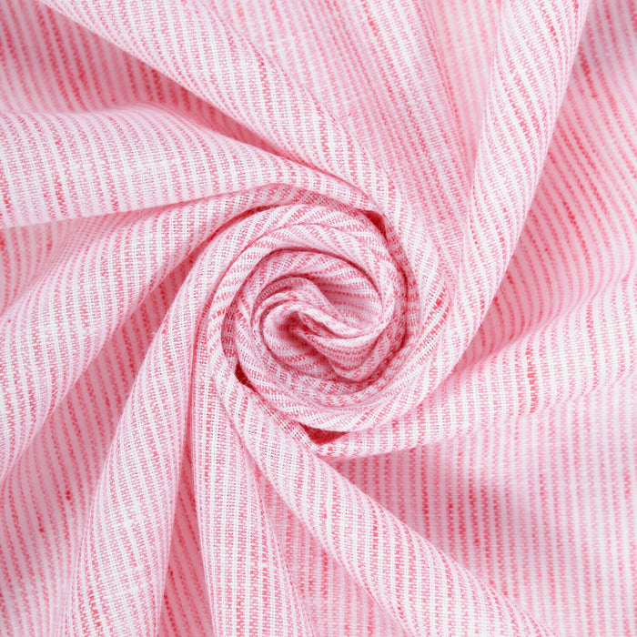 Hairline Stripe LinenLook Fabric Fabric Wholesale Direct