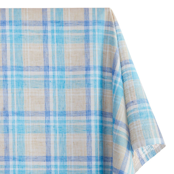 Tartan Plaid Linen-Look