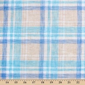 Tartan Plaid Linen-Look