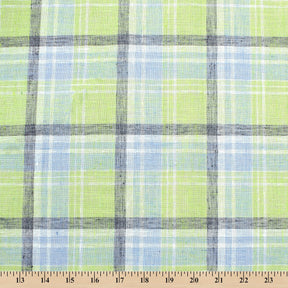 Tartan Plaid Linen-Look