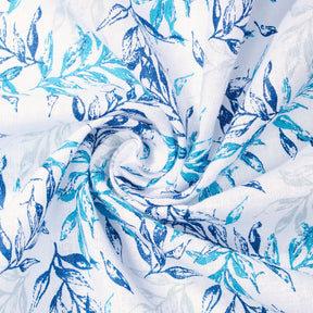 Bay Leaf Print Linen-Look