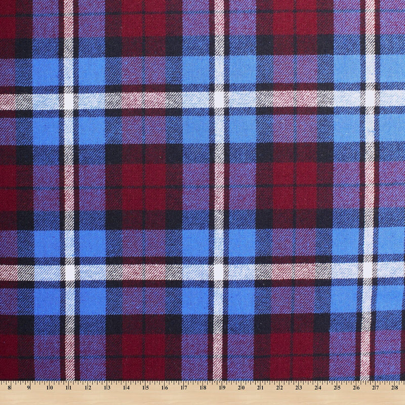 Brooklyn Tartan Plaid Cotton Flannel Fabric