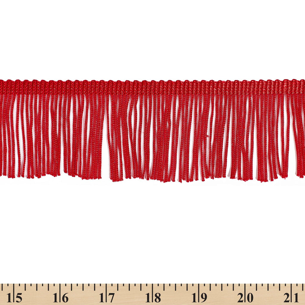 Expo Chainette Fringe 2X20yd-Red