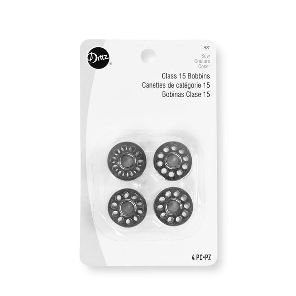 Dritz® Class 15 Metal Removable & Top Drop-In Bobbins (4 Pack)