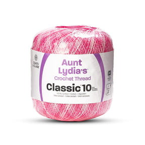 Aunt Lydia's Classic Crochet Thread Size 10/Lot of 7 Balls+ONE (Various  Colors)