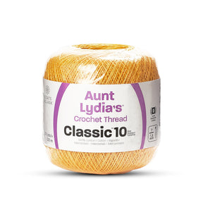 Aunt Lydia's Classic Size 10 Cotton Crochet Thread