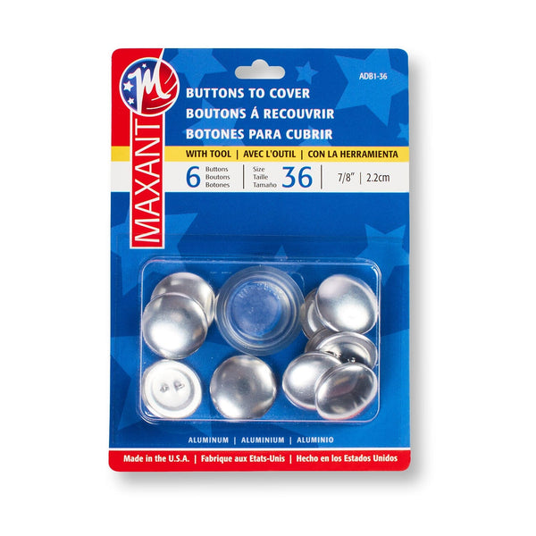 Maxant Buttons To Cover 36L (22mm) Tool & Button Kit