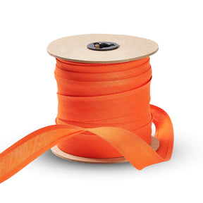 1/2 Inch Double Fold Bias Tape Continuous Bulk Bias Tape (Orange