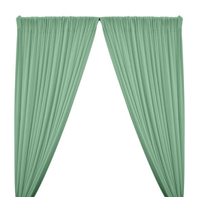 ITY Knit Stretch Jersey Rod Pocket Curtains - Seafoam