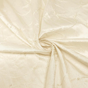 Silk 43" Beaded Bridal Embroidery