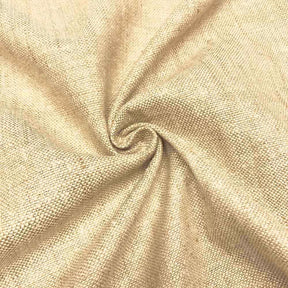Silk Linen Matka Rod Pocket Curtains -  Natural