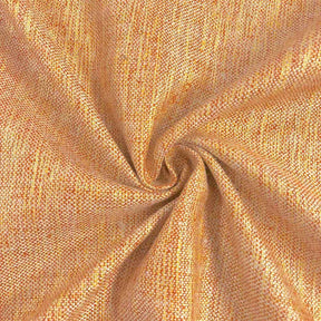 Silk Linen Matka Rod Pocket Curtains - Peach 2-Tone