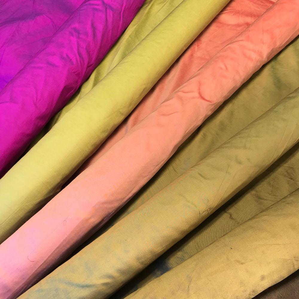 Multicolor Striped Silk Shantung 460 Fabric main image 1