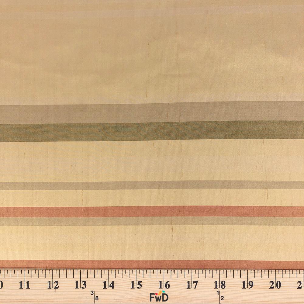 Multicolor Striped Silk Shantung 460 Fabric