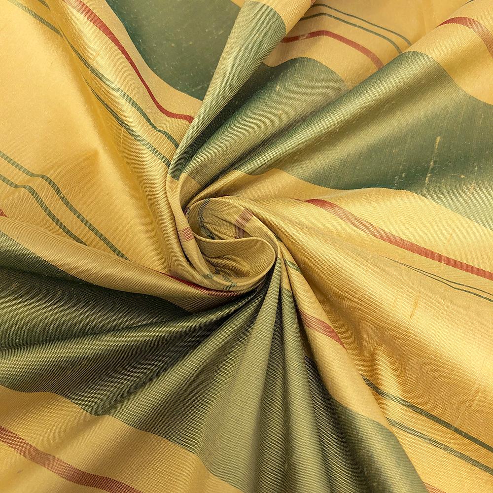Multicolor Striped Silk Shantung 17 Fabric main image 1