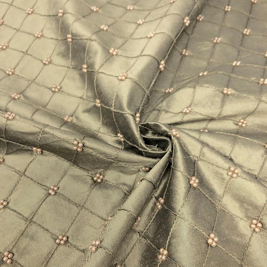 Olive Heavy Faille Technical Taffeta Remnant main image 0