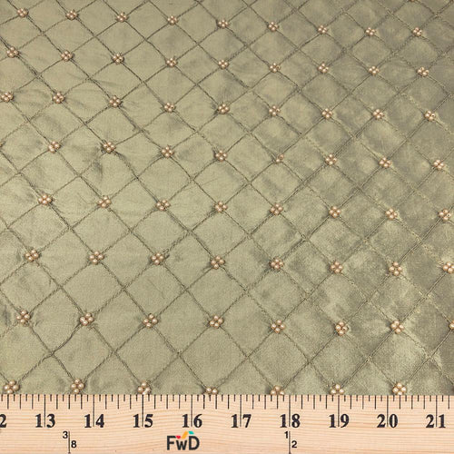 Olive Heavy Faille Technical Taffeta Remnant main image 1
