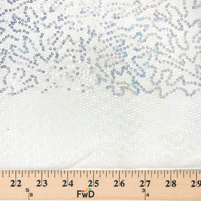 Embroidery Sequins on Tulle Mesh