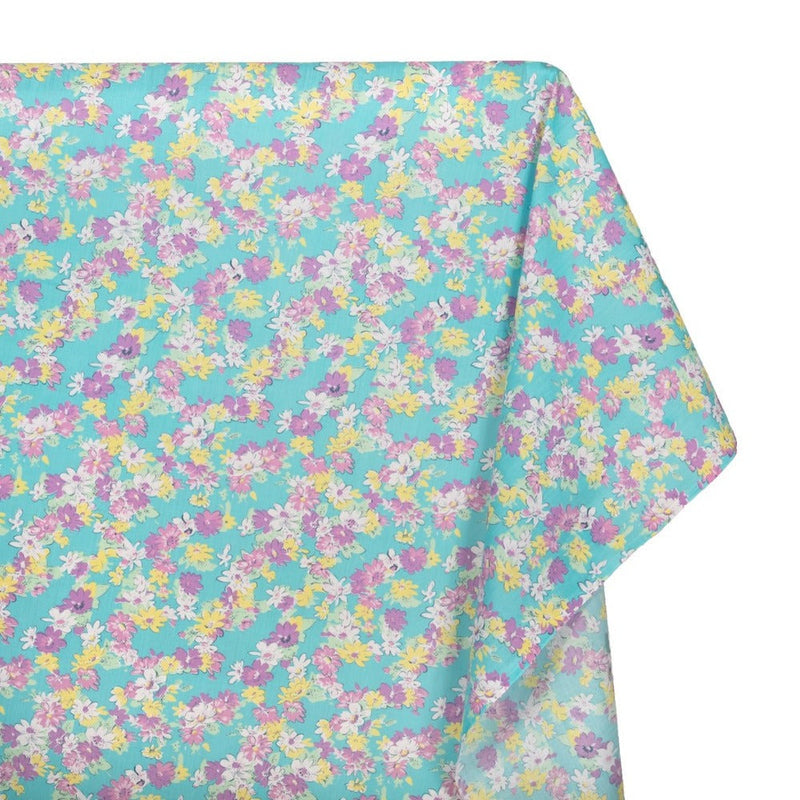Spring Flower Broadcloth Fabric