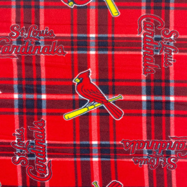 St. Louis Cardinals MLB Fleece Fabric