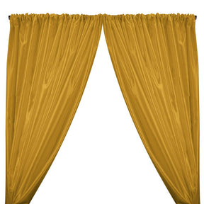 Charmeuse Satin Rod Pocket Curtains - Sunflower Yellow