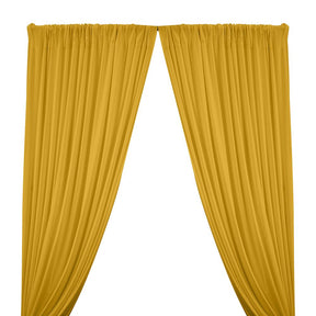 Matte Milliskin Rod Pocket Curtains - Sunflower Yellow