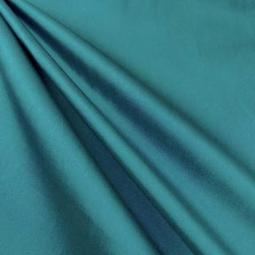Polyester Taffeta Lining Rod Pocket Curtains - Teal