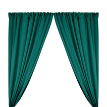 Poplin (60") Rod Pocket Curtains - Teal
