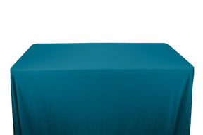 Shiny Milliskin Tricot Banquet Rectangular Table Covers - 8 Feet