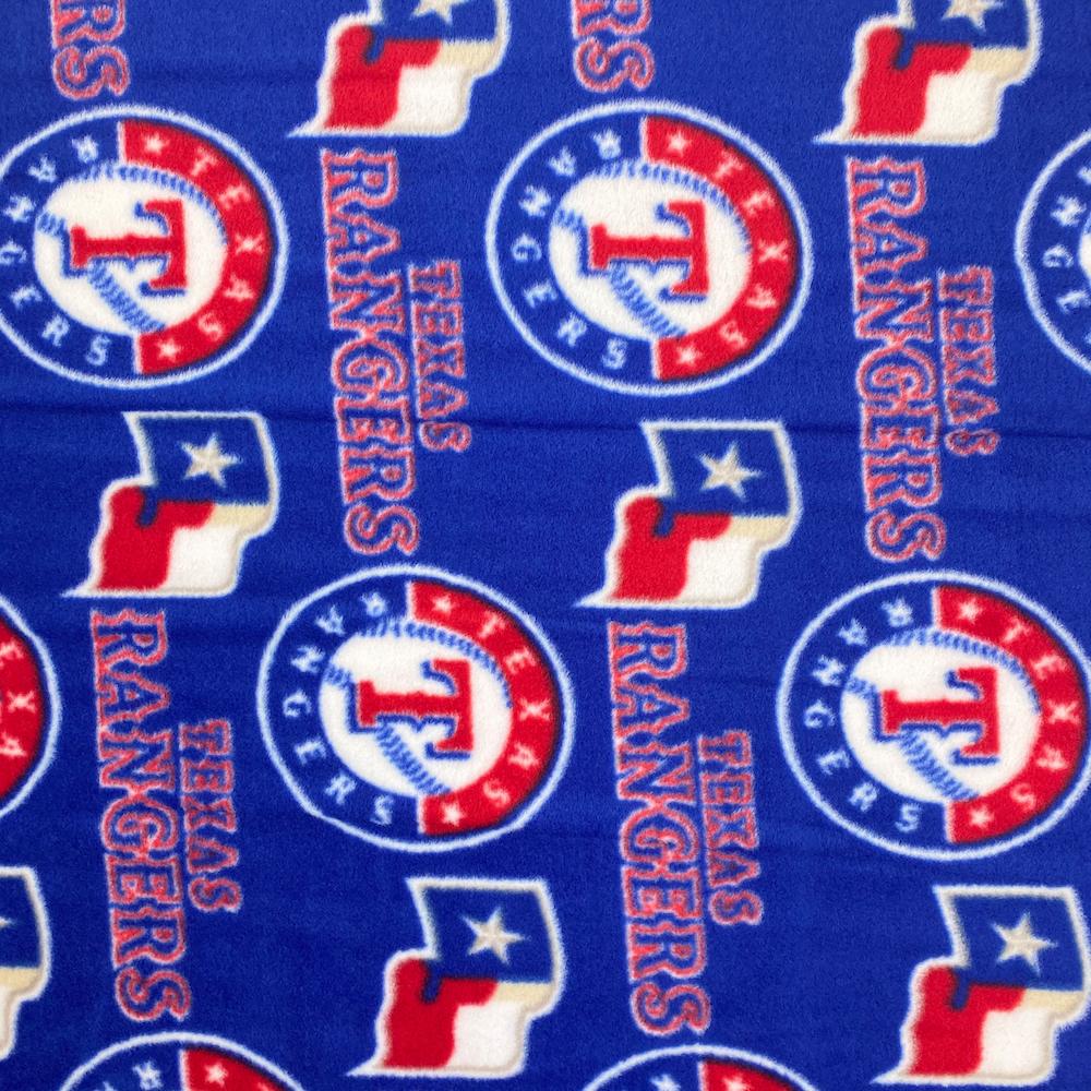 Texas Rangers Fleece Fabric By The Yard
