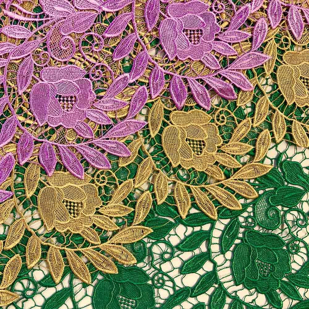 Tulip Guipure French Venice Lace Fabric Group