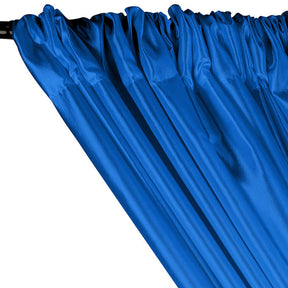 Extra Wide Nylon Taffeta Rod Pocket Curtains - Turquoise