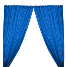 Extra Wide Nylon Taffeta Rod Pocket Curtains - Turquoise