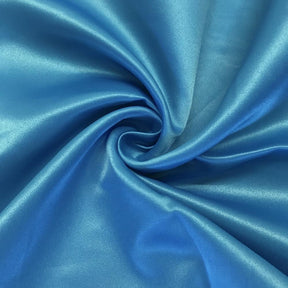 Matte Satin (Peau de Soie) Rod Pocket Curtains - Turquoise