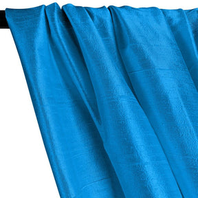 Silk Dupioni (54") Rod Pocket Curtains - Turquoise