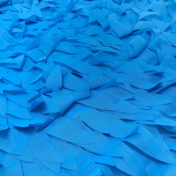 Triangle Leaf Ruffle Chiffon Fabric 60