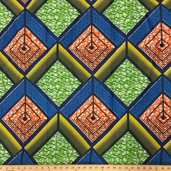 Ultralight Green African Print