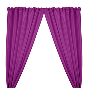 Stretch Taffeta Rod Pocket Curtains - Violet