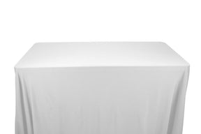 Matte Milliskin Tricot Banquet Rectangular Table Covers - 6 Feet