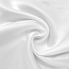 Matte Satin (Peau de Soie) Rod Pocket Curtains (All Colors Available) - White