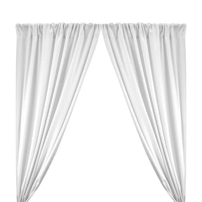 Poplin (60") Rod Pocket Curtains (All Colors Available) - White