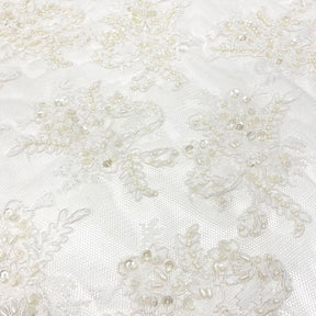 White Queen Beaded Lace